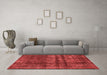 Bohemian Red Washable Rugs