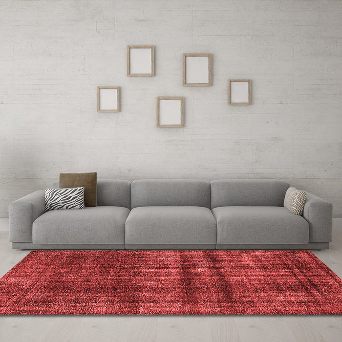Bohemian Red Washable Rugs