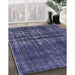 Machine Washable Industrial Modern Periwinkle Purple Rug in a Family Room, wshurb2270