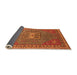 Sideview of Oriental Orange Industrial Rug, urb2271org