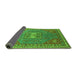 Sideview of Oriental Green Industrial Rug, urb2271grn