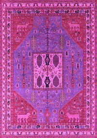 Oriental Pink Industrial Rug, urb2271pnk