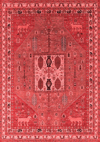 Oriental Red Industrial Rug, urb2271red