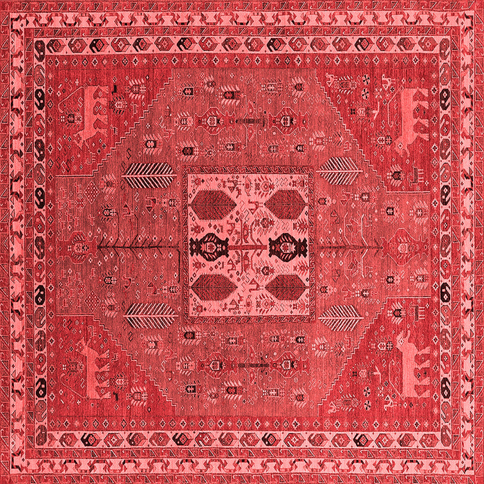 Oriental Red Industrial Rug, urb2271red