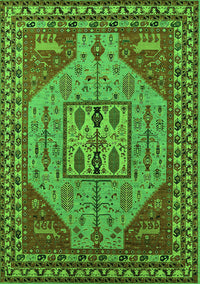 Oriental Green Industrial Rug, urb2272grn