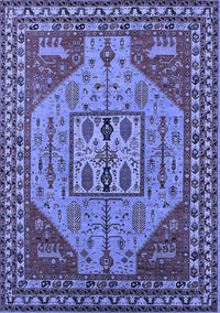 Oriental Blue Industrial Rug, urb2272blu