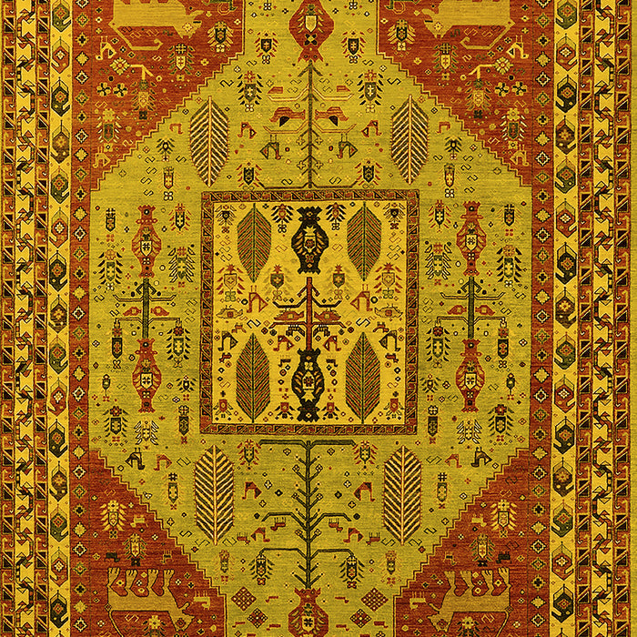 Oriental Yellow Industrial Rug, urb2272yw