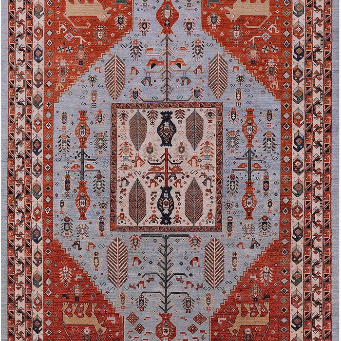 Machine Washable Industrial Modern Rosy Brown Pink Rug, wshurb2272