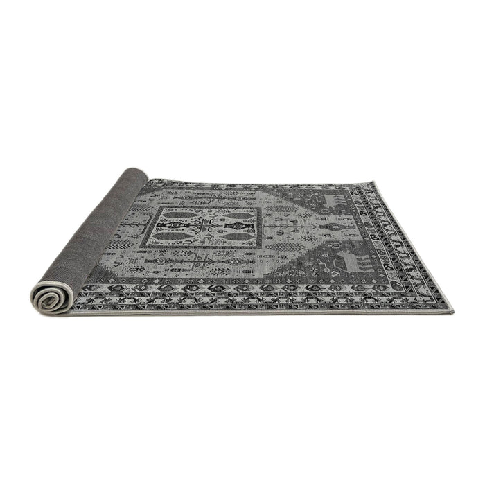 Sideview of Oriental Gray Industrial Rug, urb2272gry