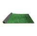 Sideview of Persian Emerald Green Bohemian Rug, urb2273emgrn