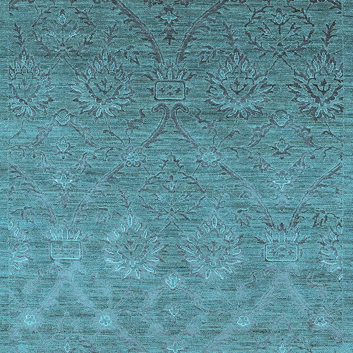 Oriental Light Blue Industrial Rug, urb2274lblu