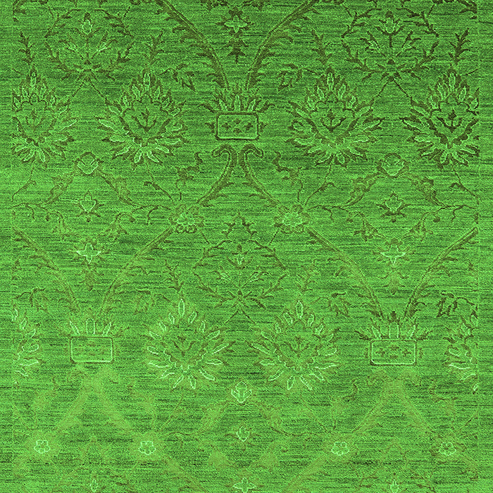 Oriental Green Industrial Rug, urb2274grn