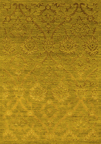 Oriental Yellow Industrial Rug, urb2274yw