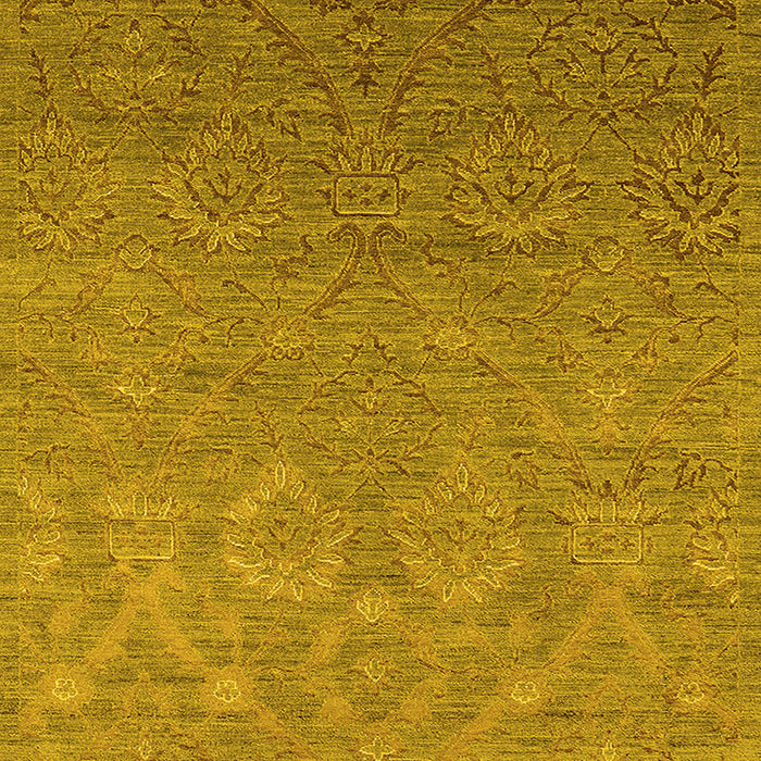 Oriental Yellow Industrial Rug, urb2274yw