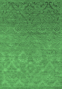 Oriental Emerald Green Industrial Rug, urb2274emgrn