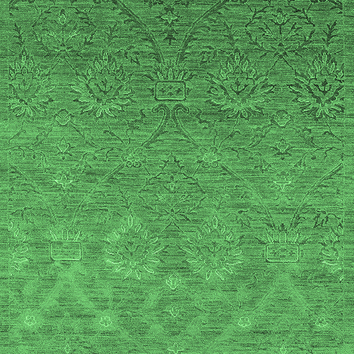 Oriental Emerald Green Industrial Rug, urb2274emgrn