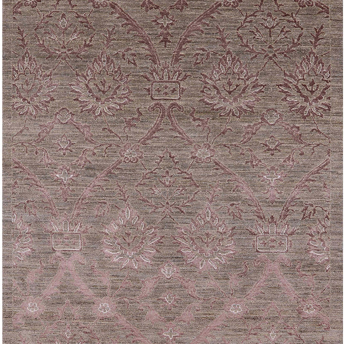Mid-Century Modern Pink Oriental Rug, urb2274