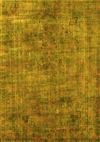 Oriental Yellow Industrial Rug, urb2275yw