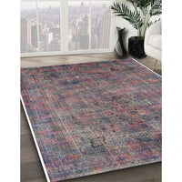 Mid-Century Modern Purple Oriental Rug, urb2275