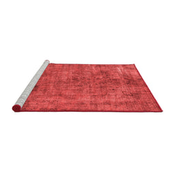Industrial Red Washable Rugs