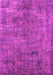Machine Washable Oriental Pink Industrial Rug, wshurb2275pnk