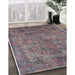 Machine Washable Industrial Modern Purple Rug in a Family Room, wshurb2275