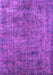 Machine Washable Oriental Purple Industrial Area Rugs, wshurb2275pur