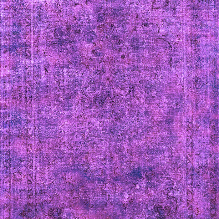 Machine Washable Oriental Purple Industrial Area Rugs, wshurb2275pur