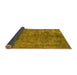 Sideview of Oriental Yellow Industrial Rug, urb2275yw