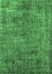 Oriental Emerald Green Industrial Rug, urb2275emgrn