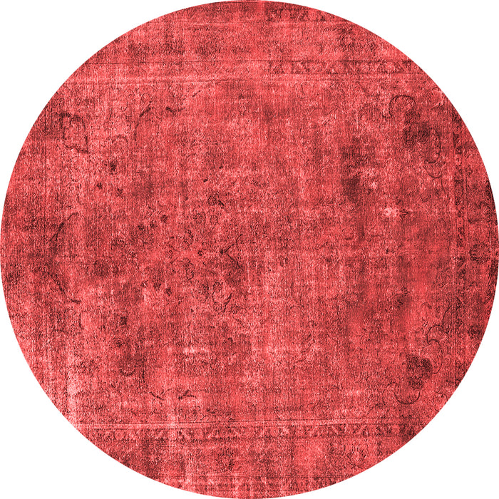 Machine Washable Oriental Red Industrial Rug, wshurb2275red