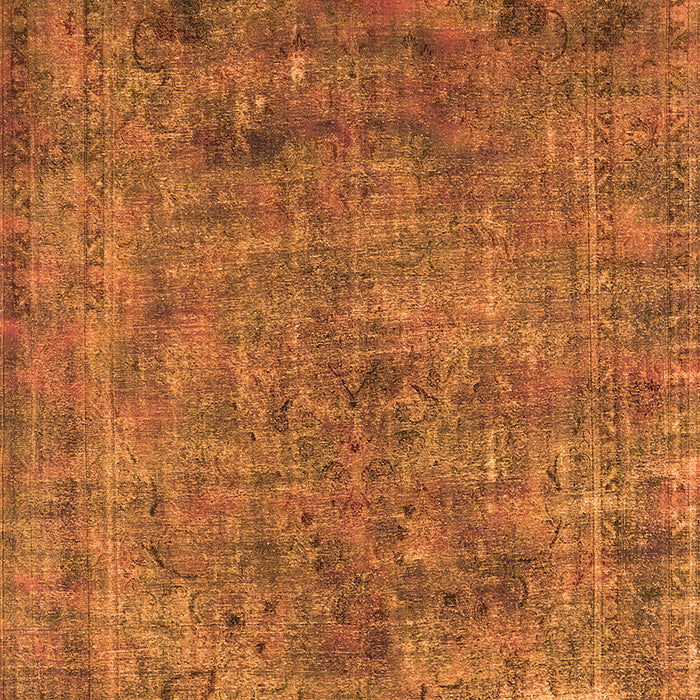 Machine Washable Oriental Orange Industrial Area Rugs, wshurb2275org