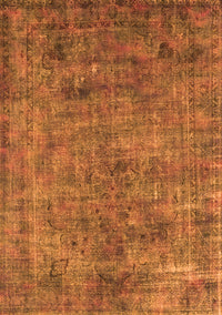 Oriental Orange Industrial Rug, urb2275org