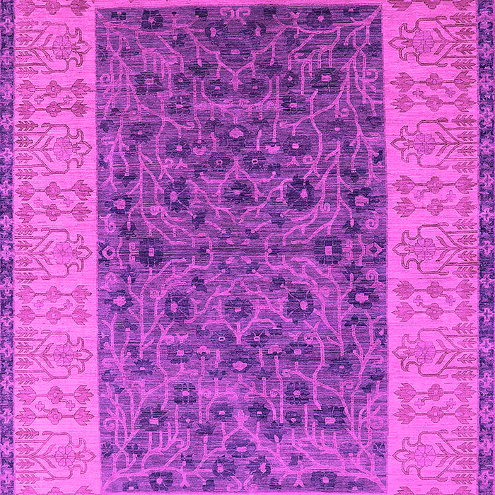 Machine Washable Oriental Pink Industrial Rug, wshurb2276pnk