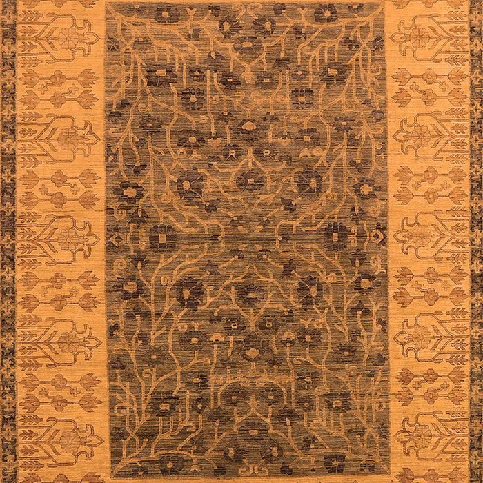 Oriental Orange Industrial Rug, urb2276org