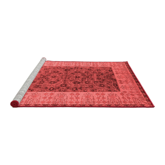 Industrial Red Washable Rugs