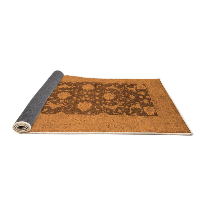 Sideview of Oriental Orange Industrial Rug, urb2277org