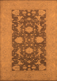 Oriental Orange Industrial Rug, urb2277org