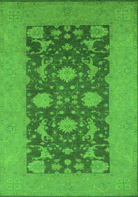 Oriental Green Industrial Rug, urb2277grn