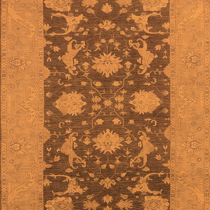 Machine Washable Oriental Orange Industrial Area Rugs, wshurb2277org