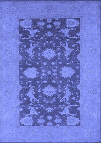 Oriental Blue Industrial Rug, urb2277blu