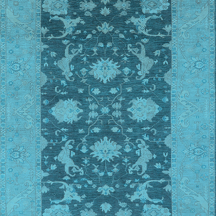 Oriental Light Blue Industrial Rug, urb2277lblu