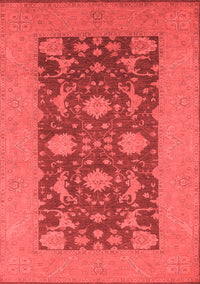 Oriental Red Industrial Rug, urb2277red