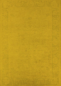 Oriental Yellow Industrial Rug, urb2278yw