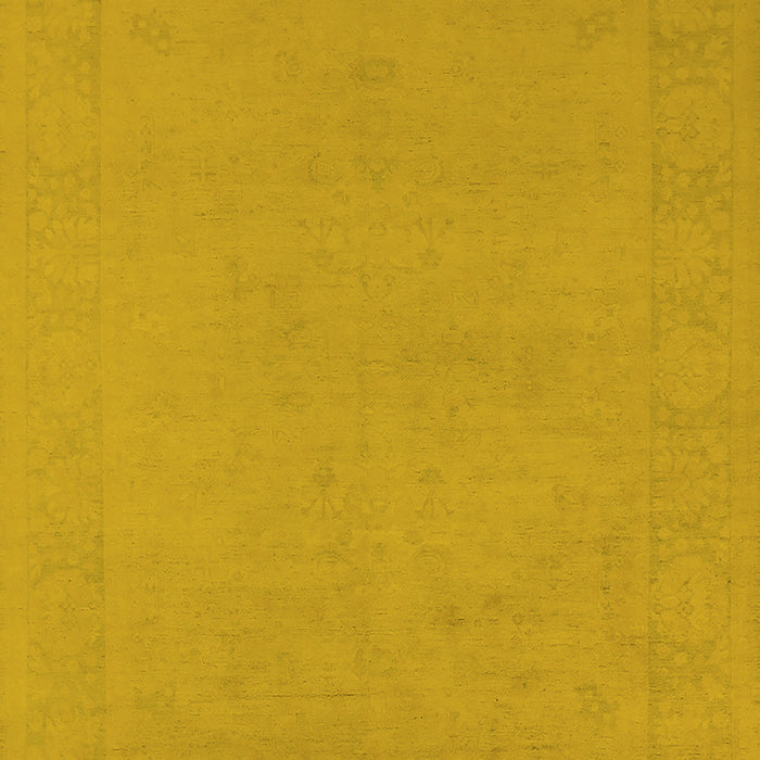 Oriental Yellow Industrial Rug, urb2278yw