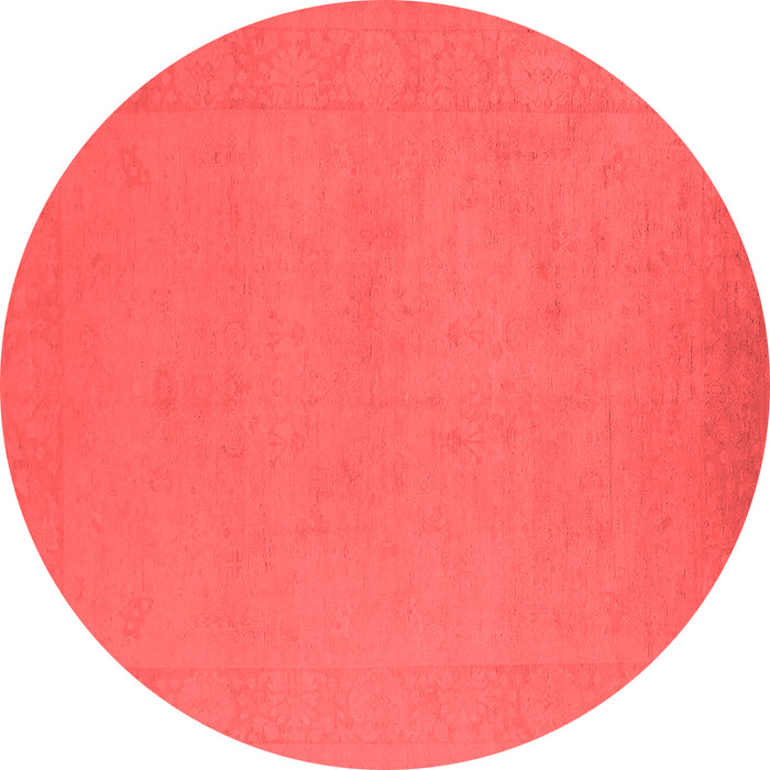 Machine Washable Oriental Red Industrial Rug, wshurb2278red