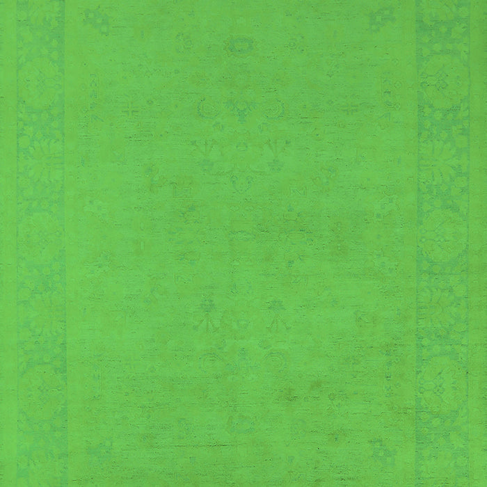 Oriental Green Industrial Rug, urb2278grn