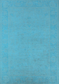 Oriental Light Blue Industrial Rug, urb2278lblu