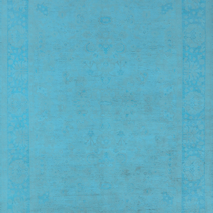 Oriental Light Blue Industrial Rug, urb2278lblu
