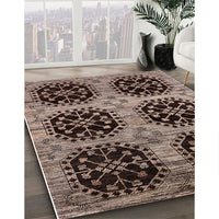 Mid-Century Modern Red Oriental Rug, urb2279